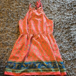 Mine Coral and Navy Dress